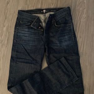 7 for All Mankind "Rhigby" (Skinny Straight) Jeans